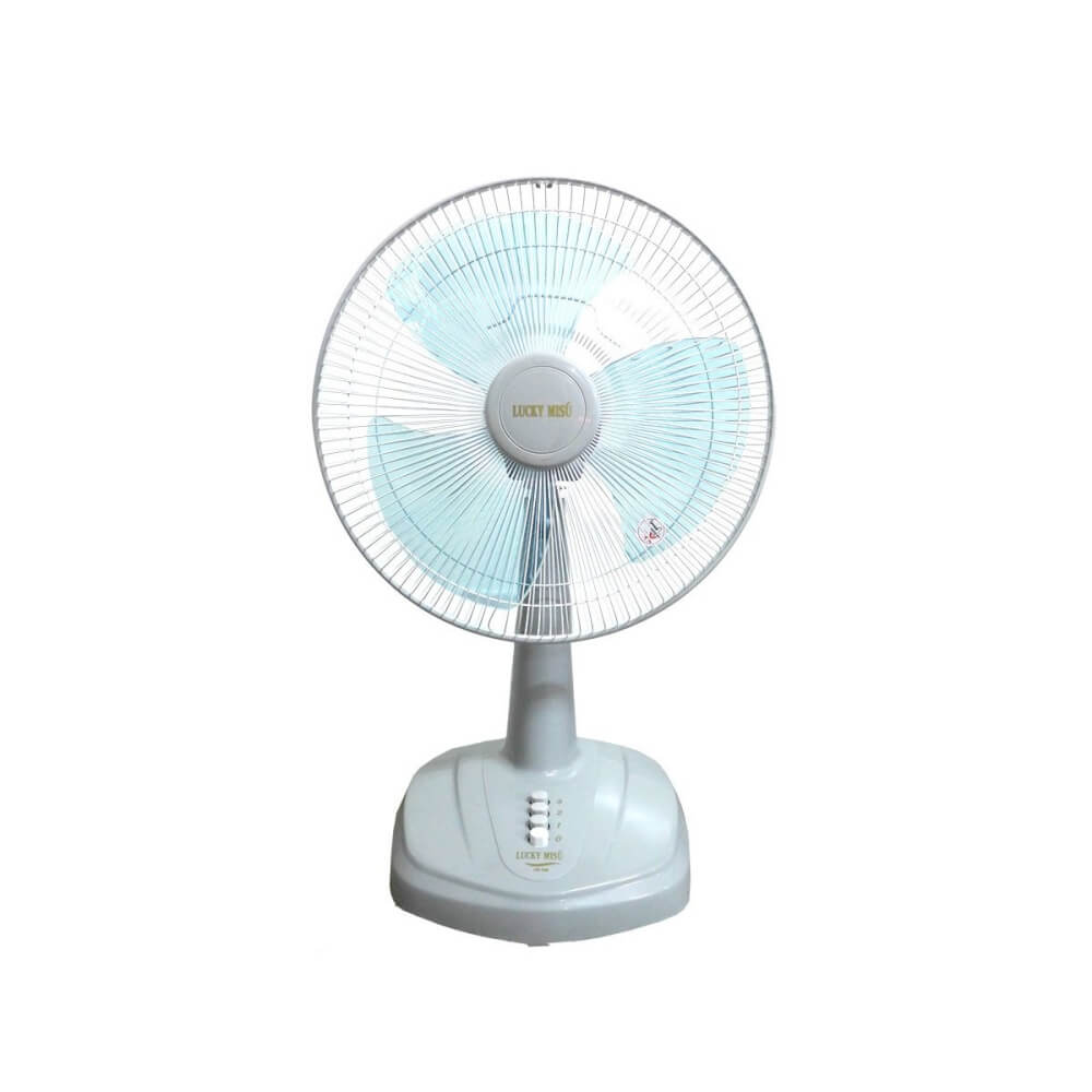 พัดลมตั้งโต๊ะ 16 นิ้ว LUCKY MISU LM629 สีเทา